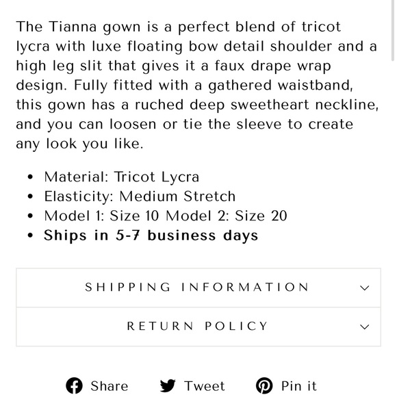 Bridesmaids gown - Picture 2 of 3